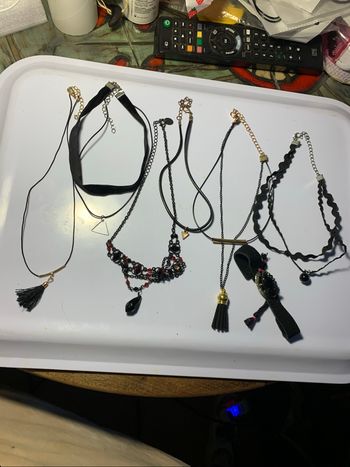 Lot colliers gothiques