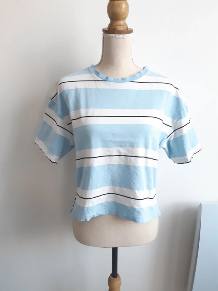 Tee shirt rayé Mango T34