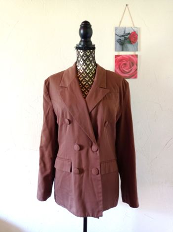 🌸Veste avec manches brodées, Alexia, taille 42