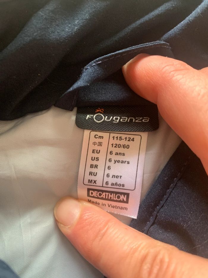 Veste sans manches Fouganza 6 ans – Bleu marine, parfait état - photo numéro 3