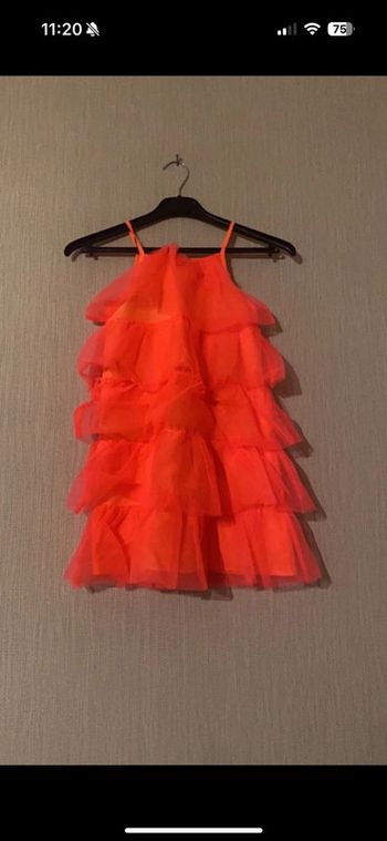 Robe orange 6 ans orchestra
