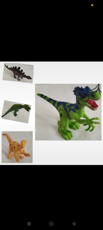 Lot de 4 dinosaures