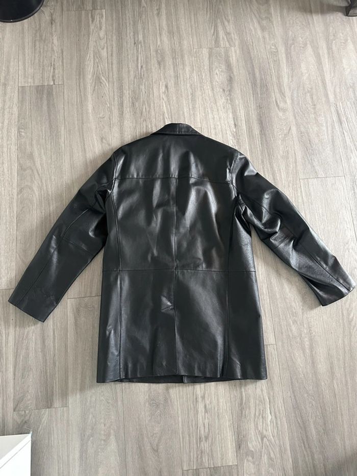 Veste en cuir véritable noire CasualmenTex T6 2XL/3XL - photo numéro 6