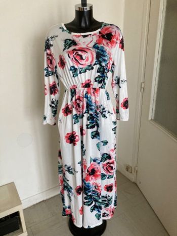 Robe longue fleurie tendance taille 38/M