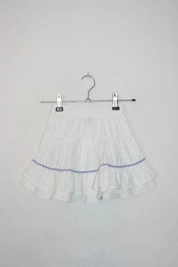 Jupe blanche à volants 26 mois