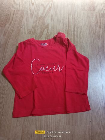 Sweat manche longue 9 mois