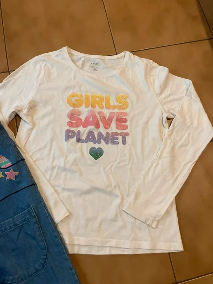 Ensemble robe + t shirt fille 12 ans - photo numéro 4