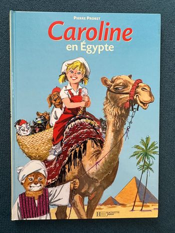 Livre vintage Caroline en Égypte Pierre Probst
