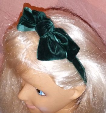 Serre-tête nœud velours