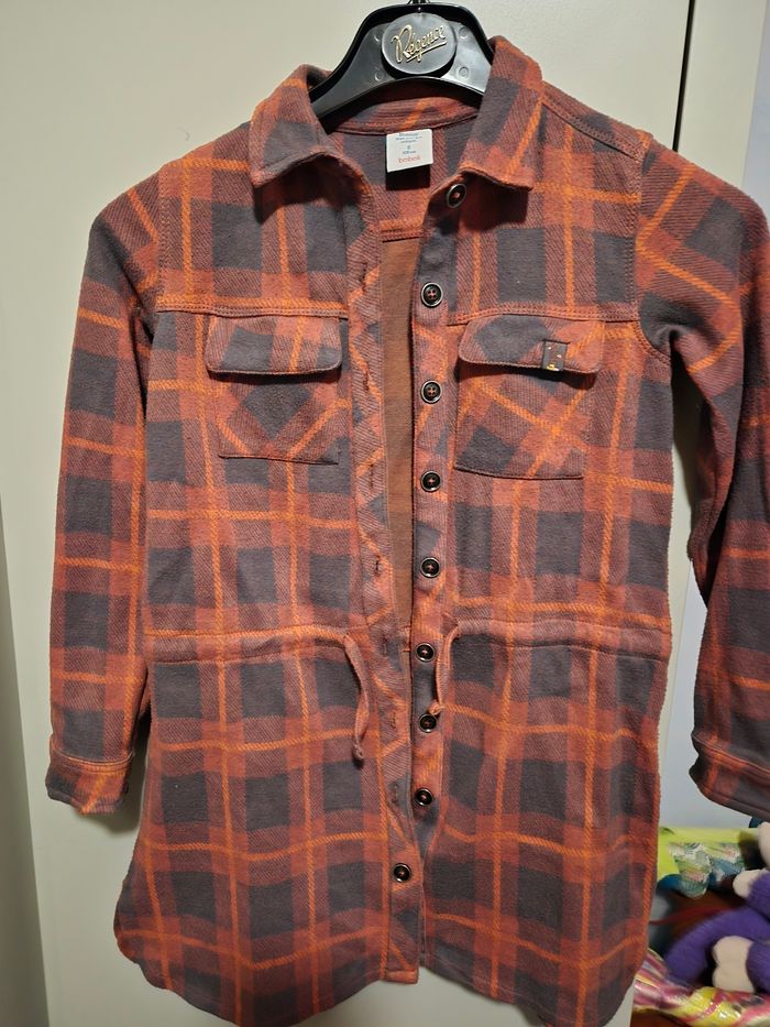 Robe chemise a carreaux