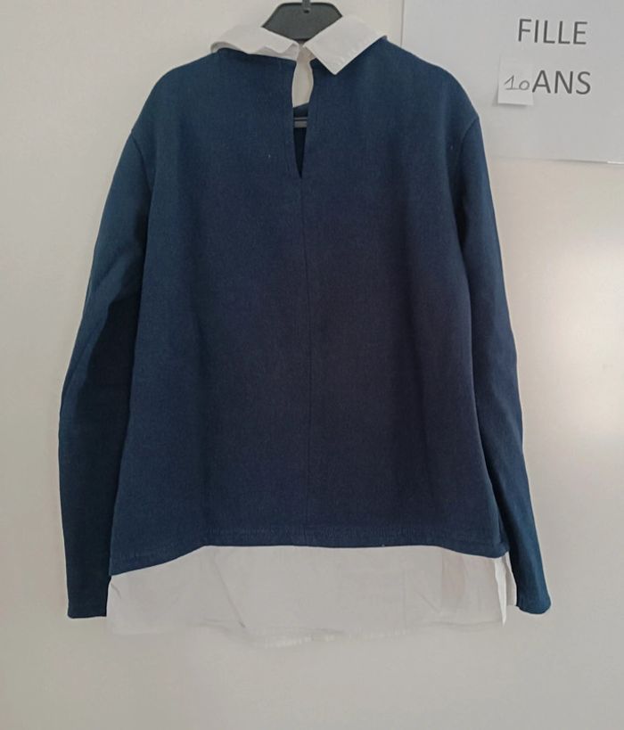 Pull col chemisier 10 ans - photo numéro 2