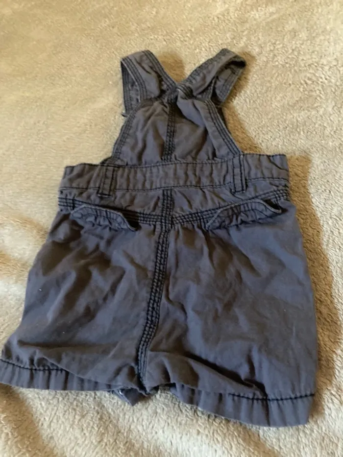 Salopette combishort kitchoun 3 mois garçon bébé - photo numéro 2