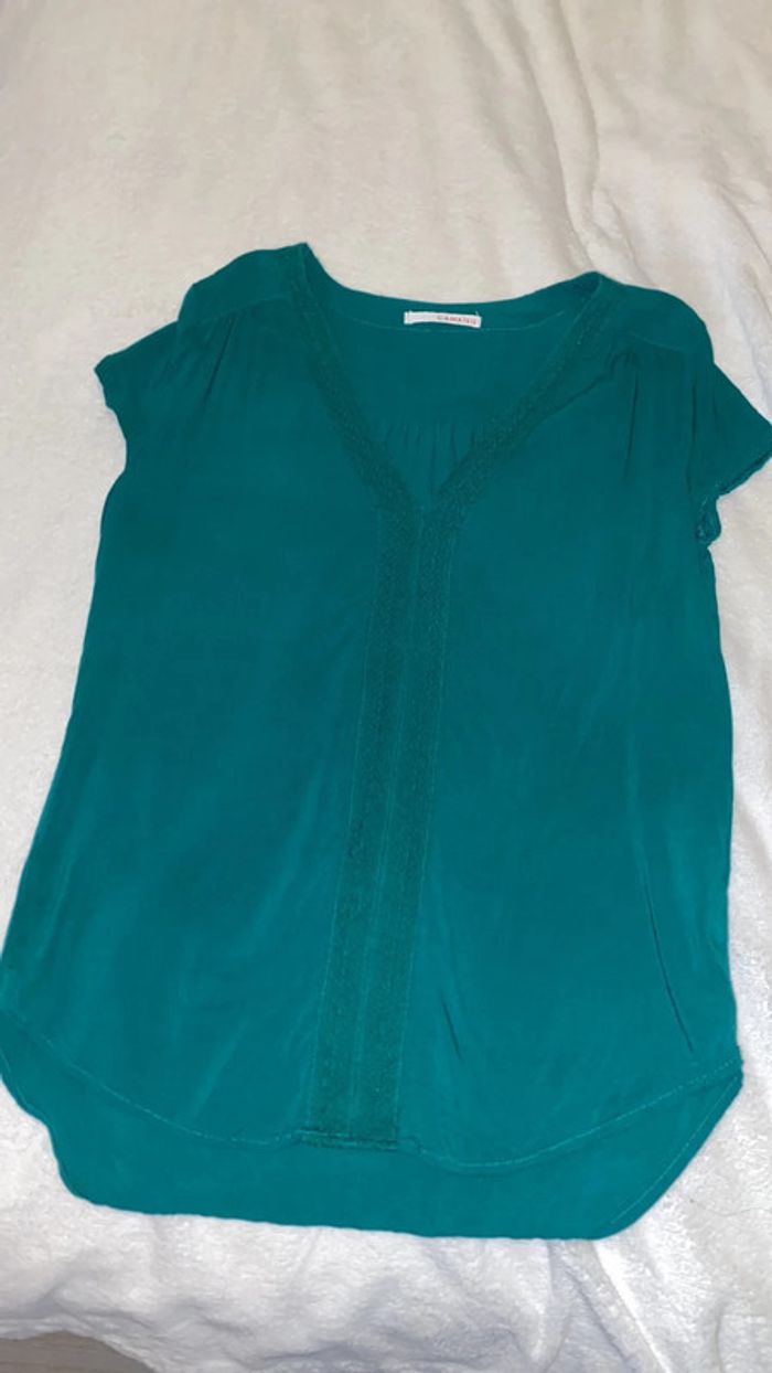 Tee shirt vert T36 - photo numéro 2