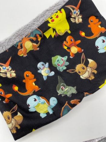 Snood tour de cou cache cou enfant Pokémon