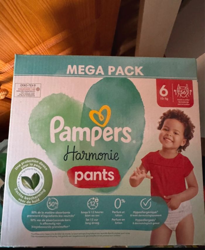 Mega Pack Pampers Harmonie Pants Taille 6