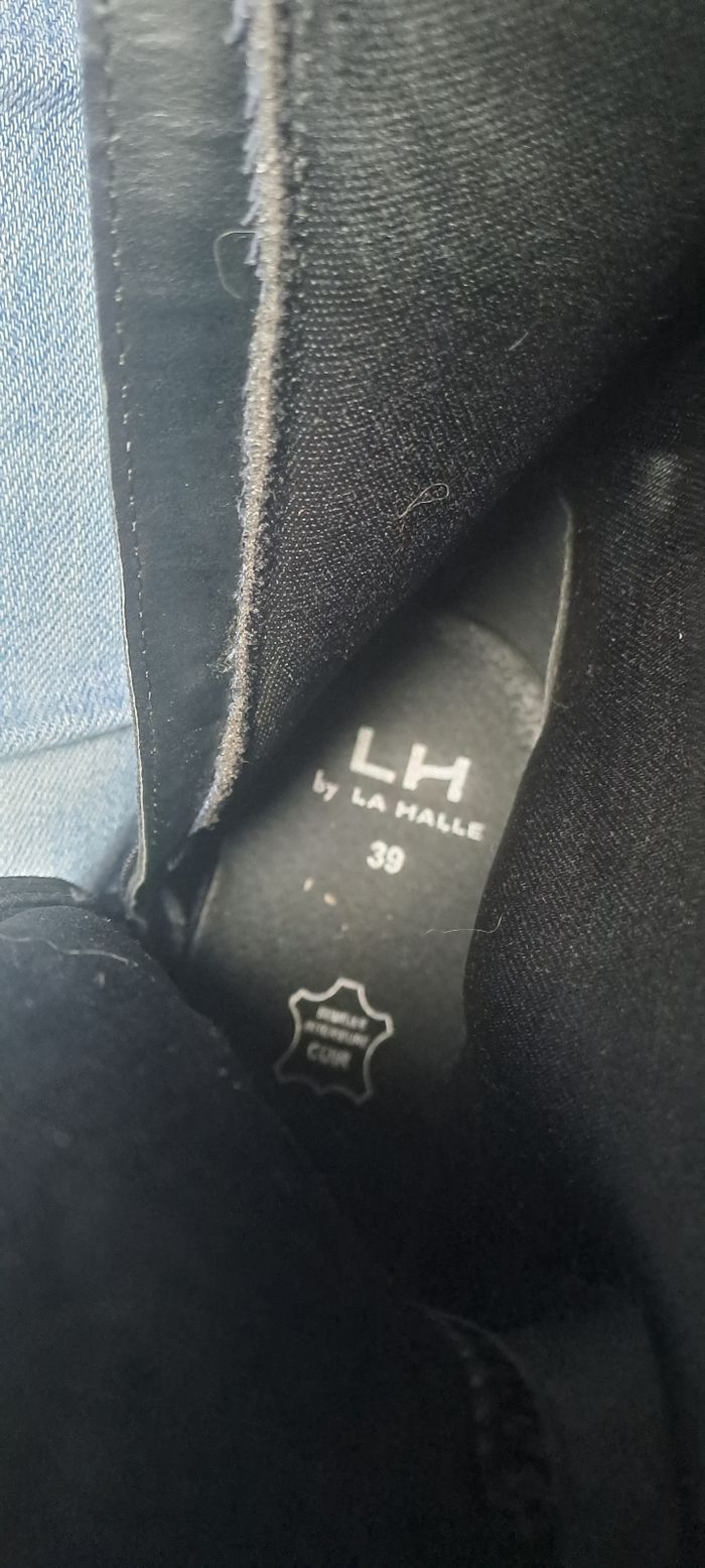 Botte noire La halle pointure 39 - photo numéro 7