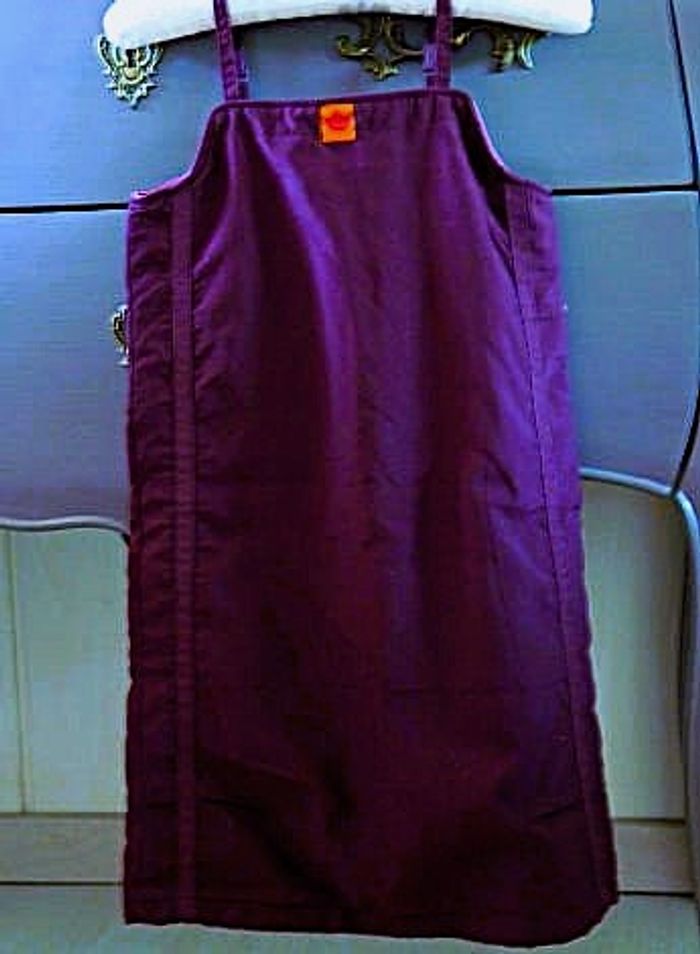 Robe bretelle Fille okaidi 4 ans collection automne violet TBE