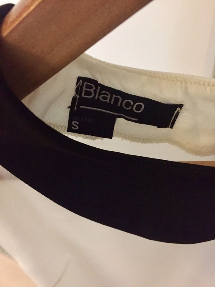 Haut blanc col Claudine - photo numéro 4