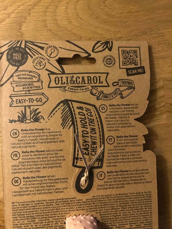 Jouet de dentition  - Bella la fleur  - Oli & Carol - photo numéro 6