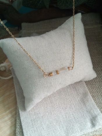 Collier n'acre et sélénite