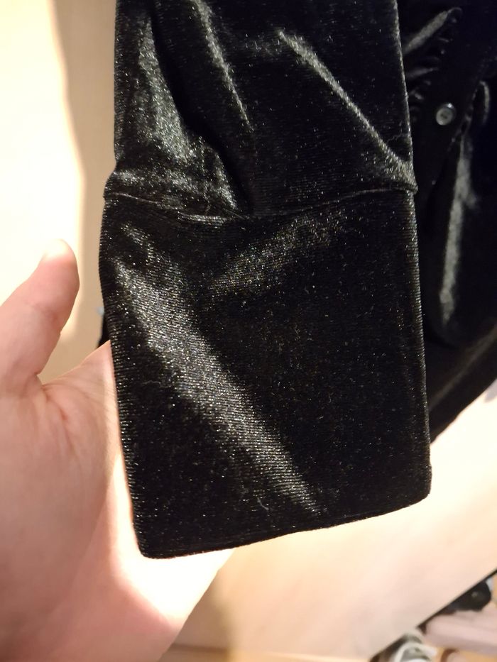 Robe en velours noire H&M taille M - photo numéro 5