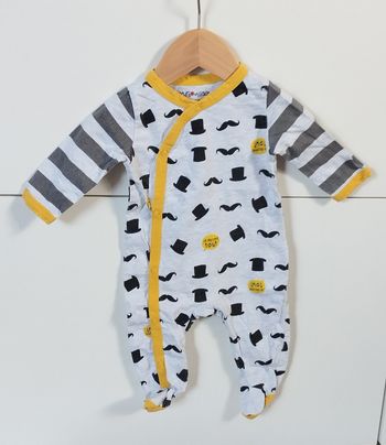 Pyjama fin garçon 3 mois barbouillage