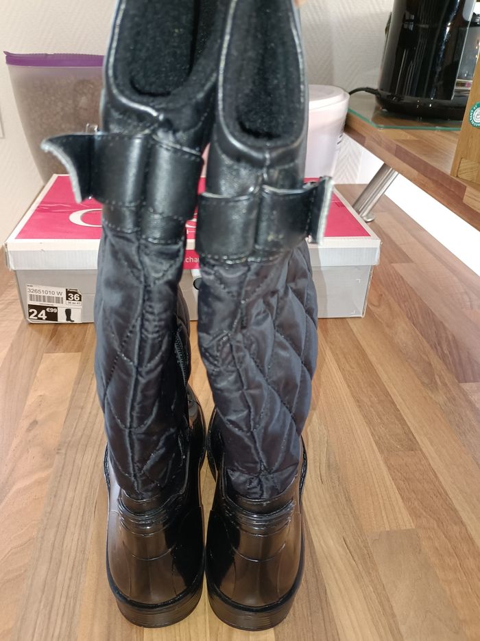 Bottes de pluie noires 36 - photo numéro 6