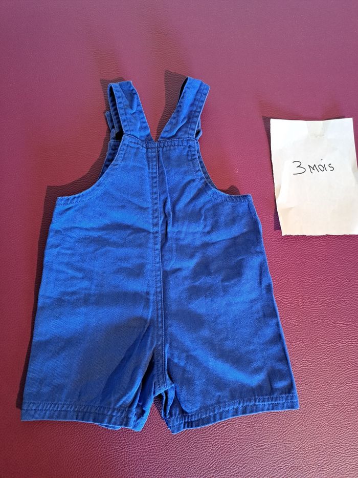 Salopette short bébé garçon - photo numéro 3