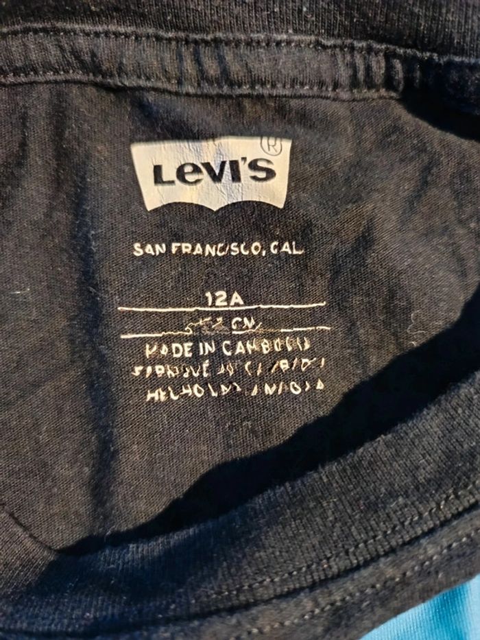 Tee shirts Levi's noir - photo numéro 3