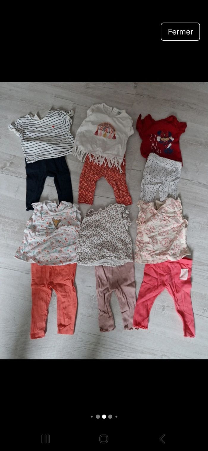 (Gros) lot vêtements bébé fille 6 mois très bon état - photo numéro 4