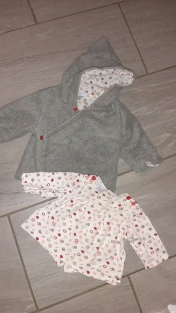 Veste et haut bébé fille