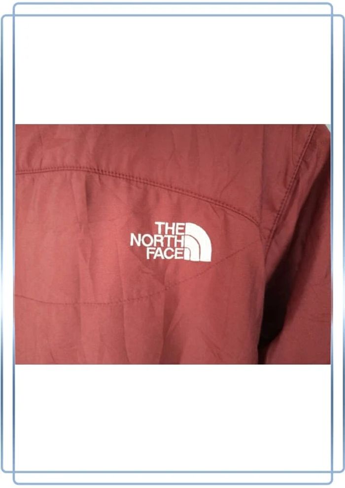 Veste coupe vent / imperméable the north face femme bordeaux taille M  brodé (340) - photo numéro 10
