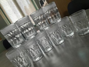 Lot de verres à thé