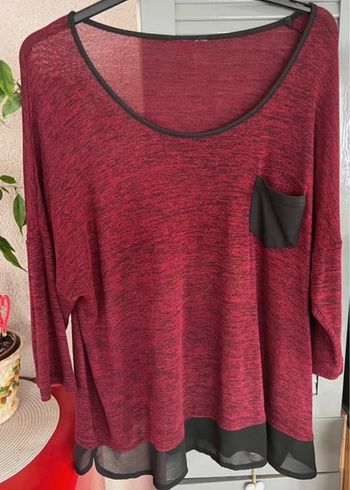 Pull tunique fantaisie fin