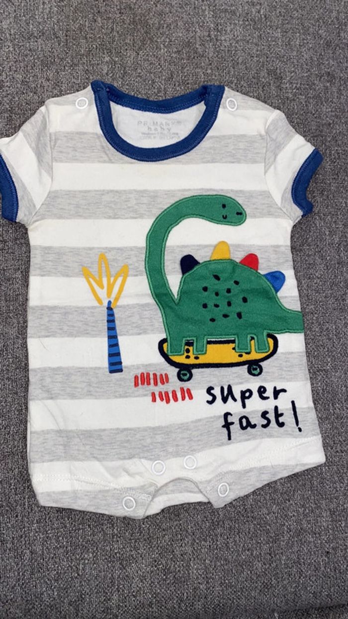 Barboteuse grenouillère dinosaures