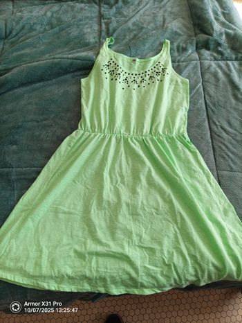 Robe verte 14 ans