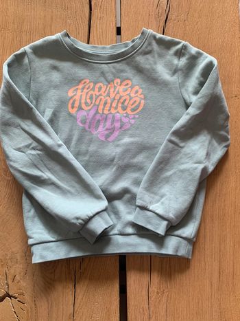 Pull ou sweat vert d’eau fille 8 ans (126/131) Kiabi