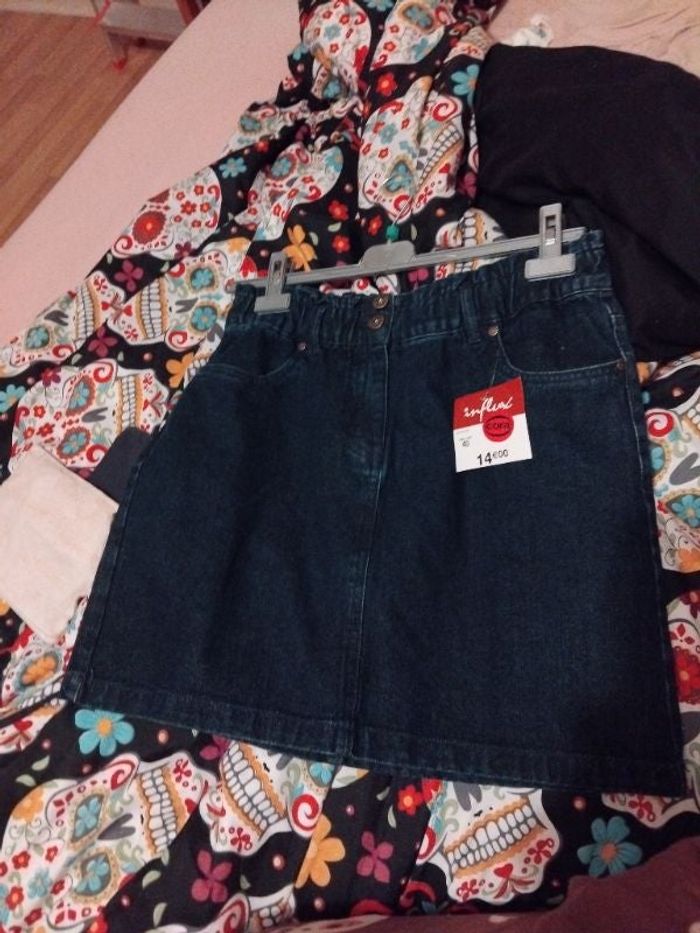 Jupe en jeans