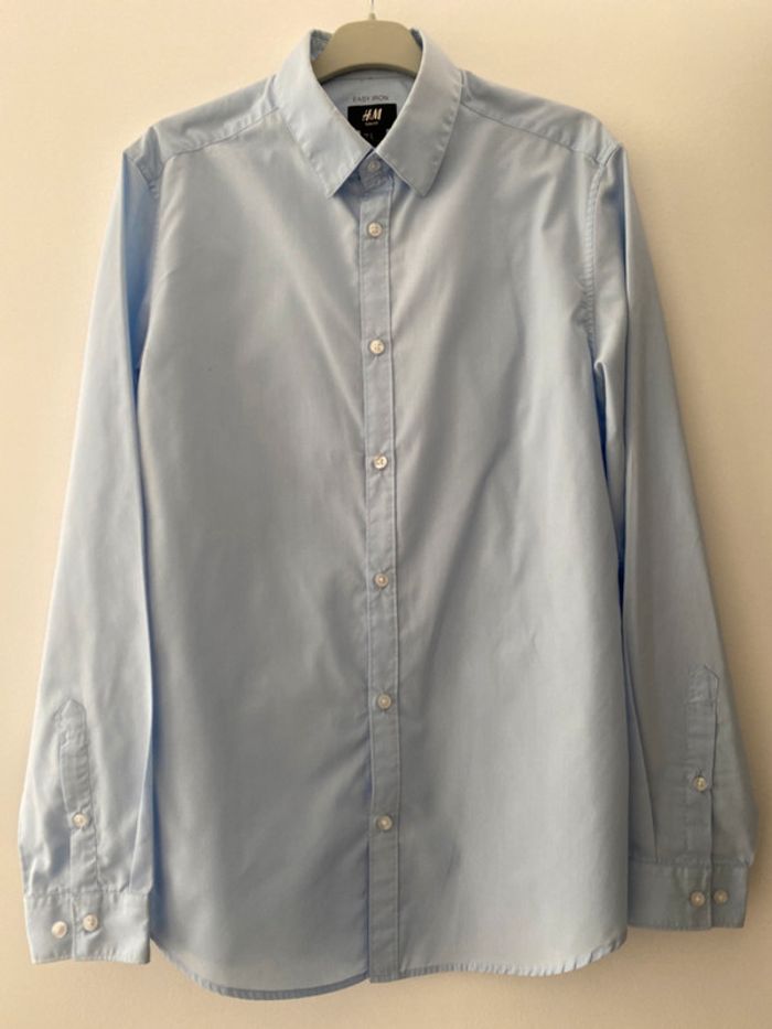 Chemise bleue H&M