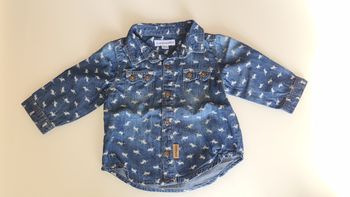 chemise en Jean Vert Baudet garçon 3mois