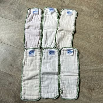 Lot de 5 booster/insert Coton + 1 offert