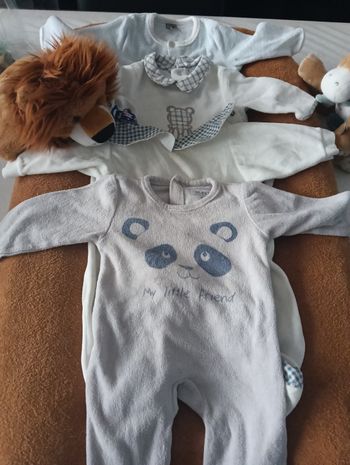 Lot de 4 pyjamas velours