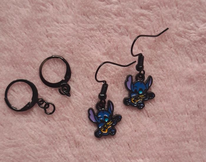 Boucles d'oreilles Stitch Disney