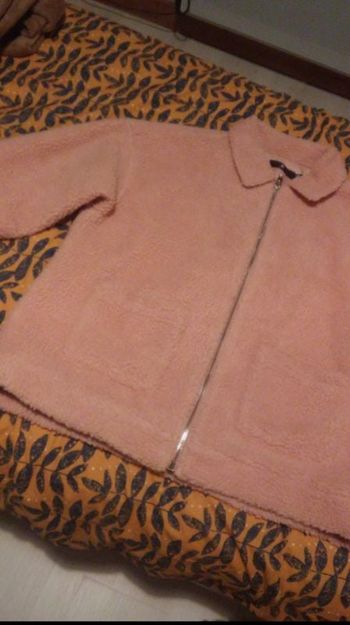 Manteau chaud rose
