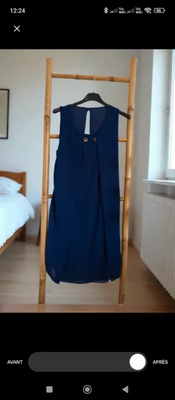 Robe bleu marine taille M
