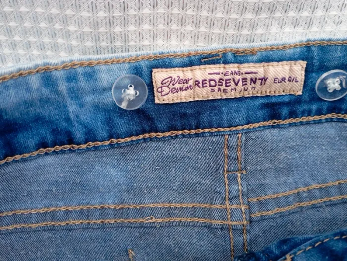 Mini-jupe en jean Redseventy - Taille 40/L - photo numéro 3