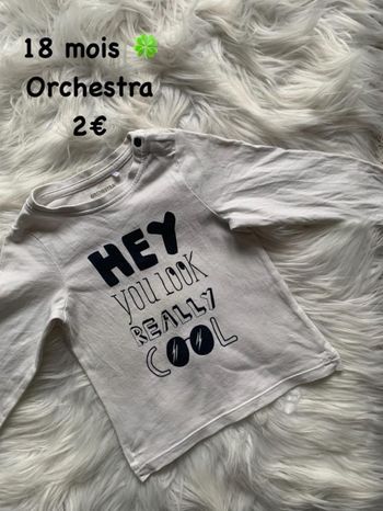 T-shirt 🍀 18 mois 🍀 Orchestra