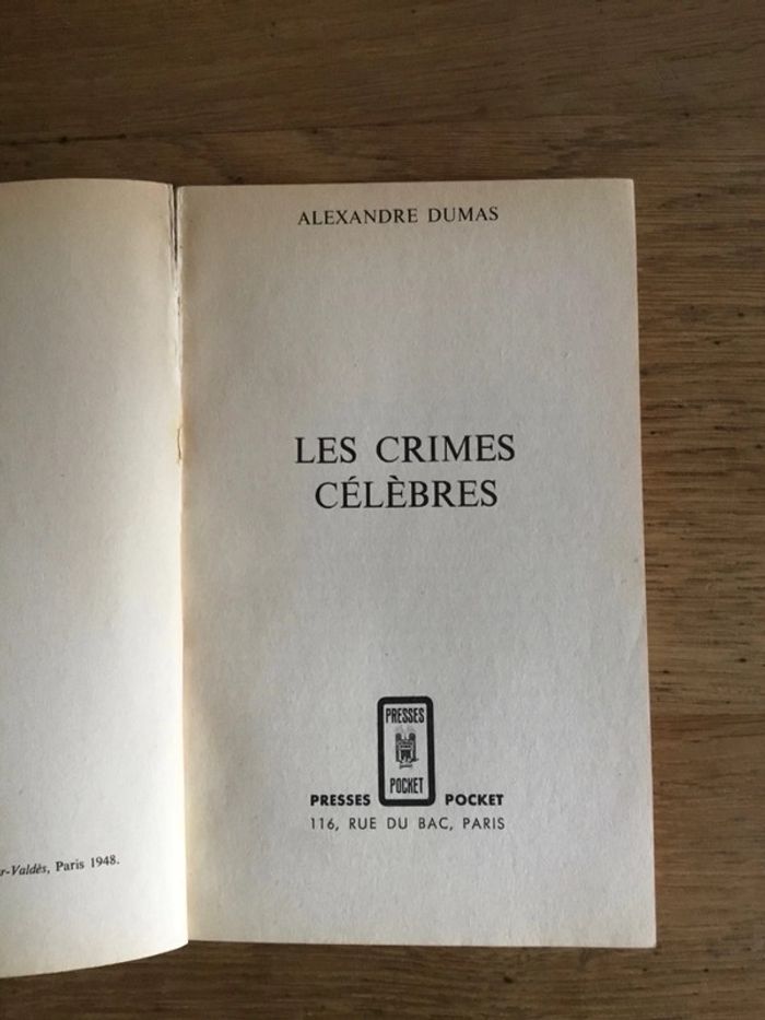 Livre « les crimes célébres » - photo numéro 4