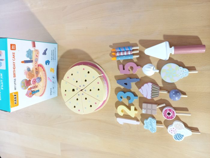 Gâteau d'anniversaire en bois 🎂​ - photo numéro 4