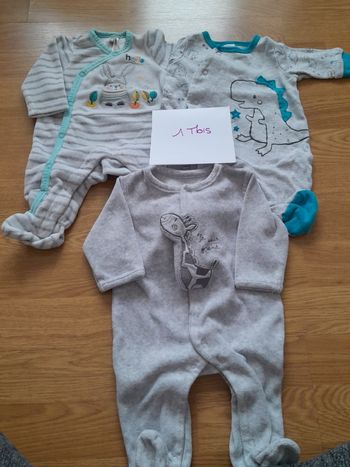 Mot pyjama gris